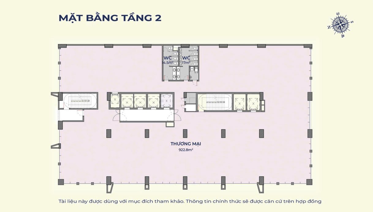 Mặt bằng tầng 2