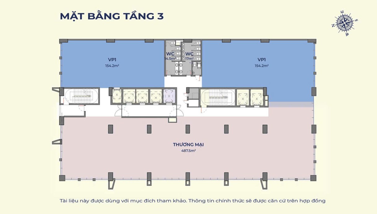 Mặt bằng tầng 3